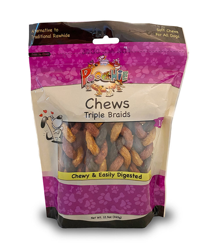 Poochie- Triple Braids 10 CT