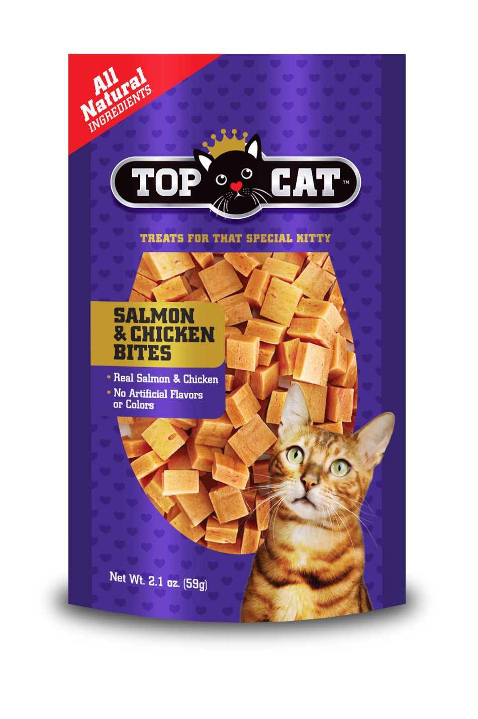 Top Cat- Salmon Chicken Bites – Barkbuddiez - Main Image