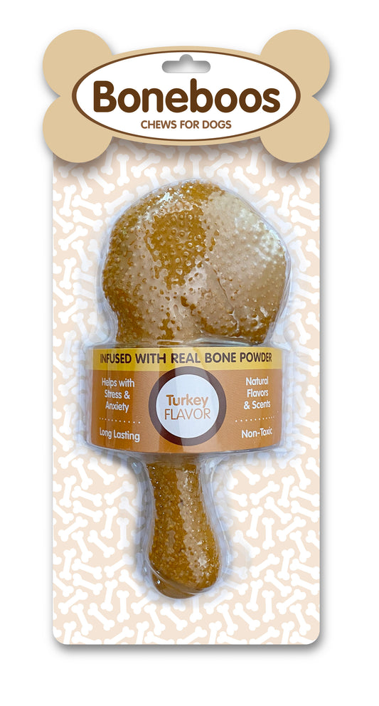 boneboos turkey leg turkey flavored chew