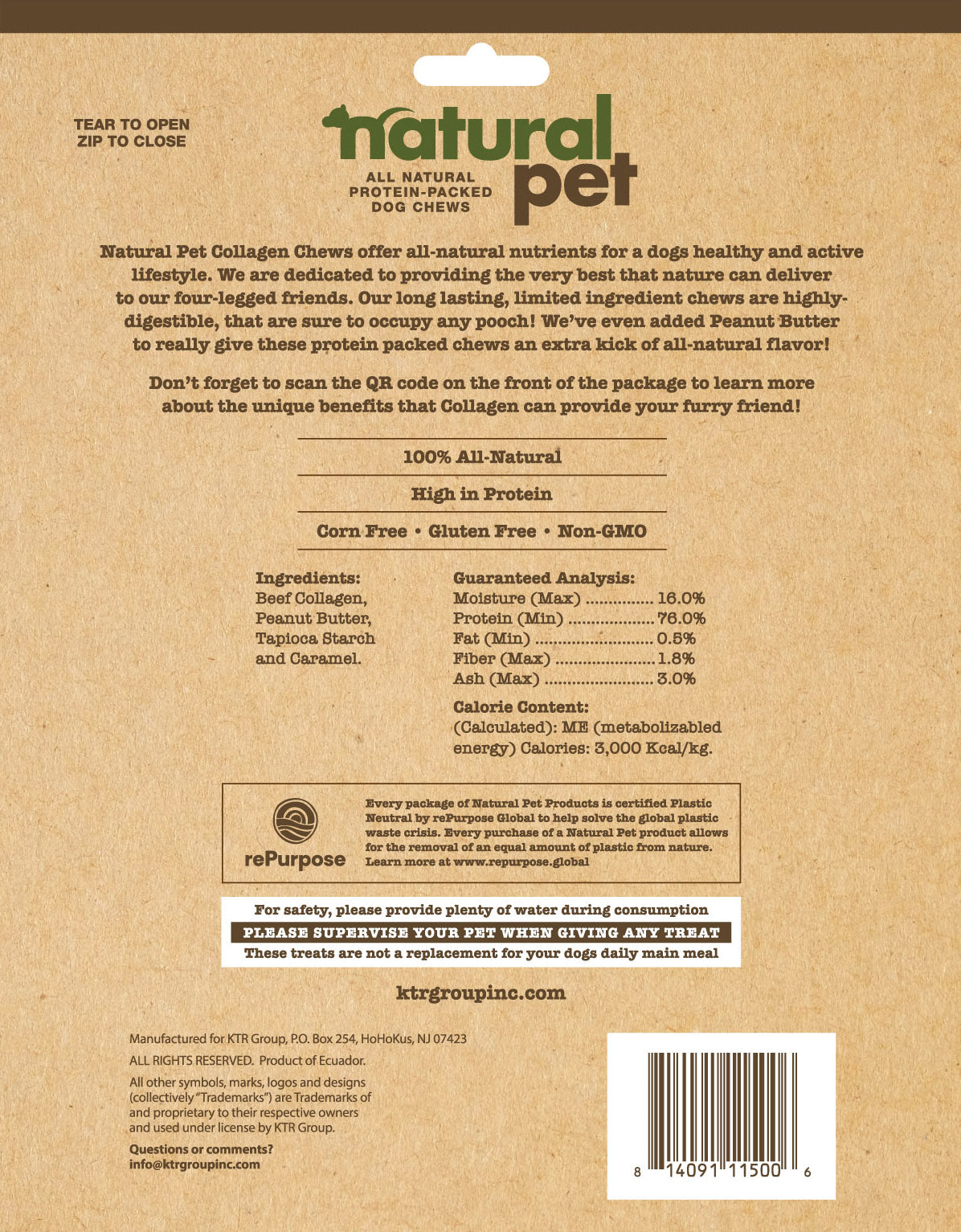 Natural Pet Collagen- Donut