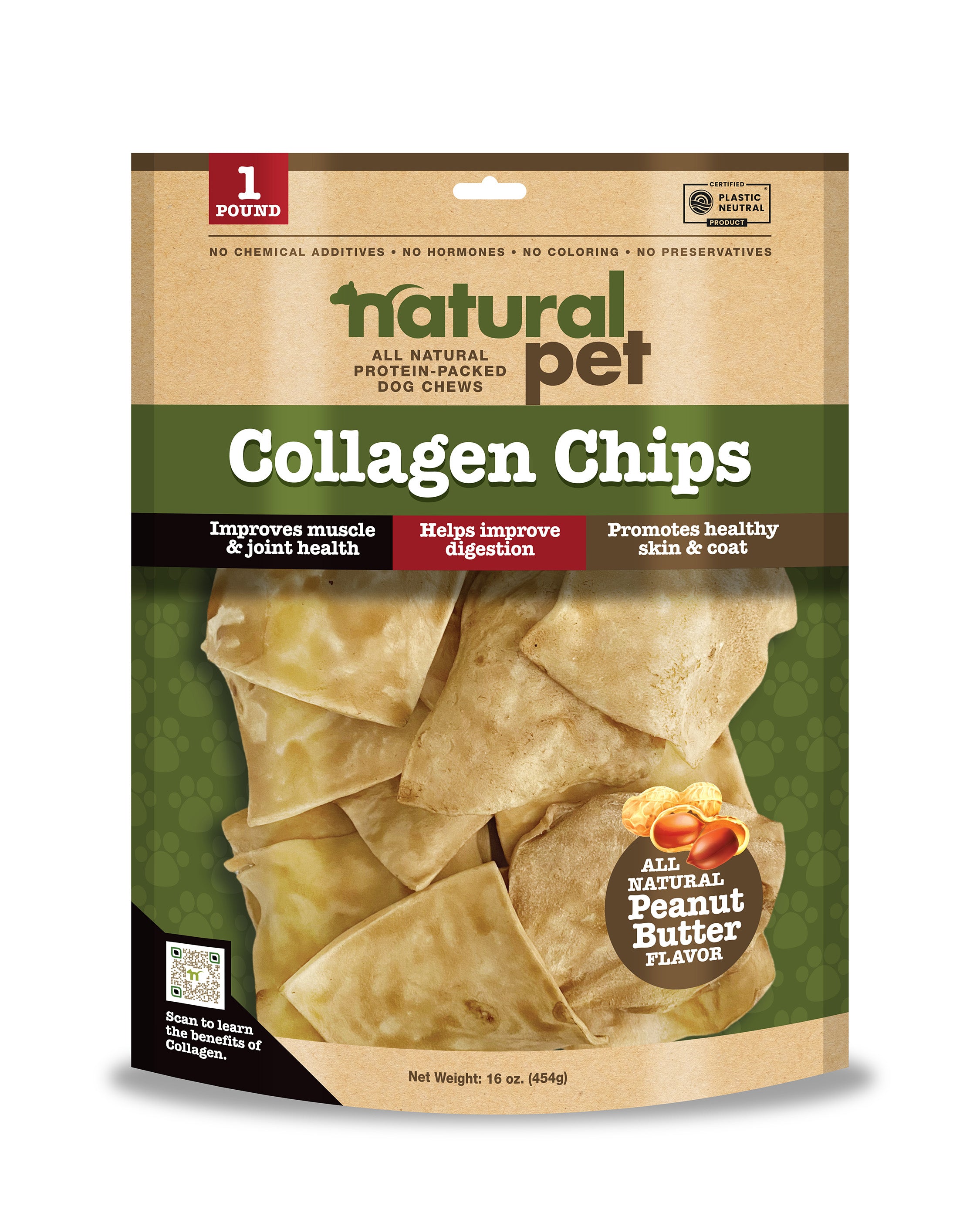 Natural Pet Collagen- Chips 1LB – Barkbuddiez