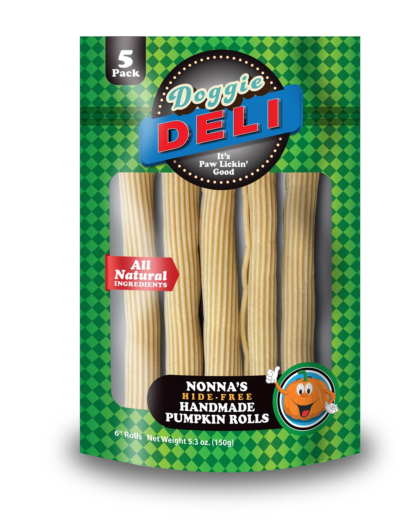 Doggie Deli- Hide Free Pumpkin Rolls