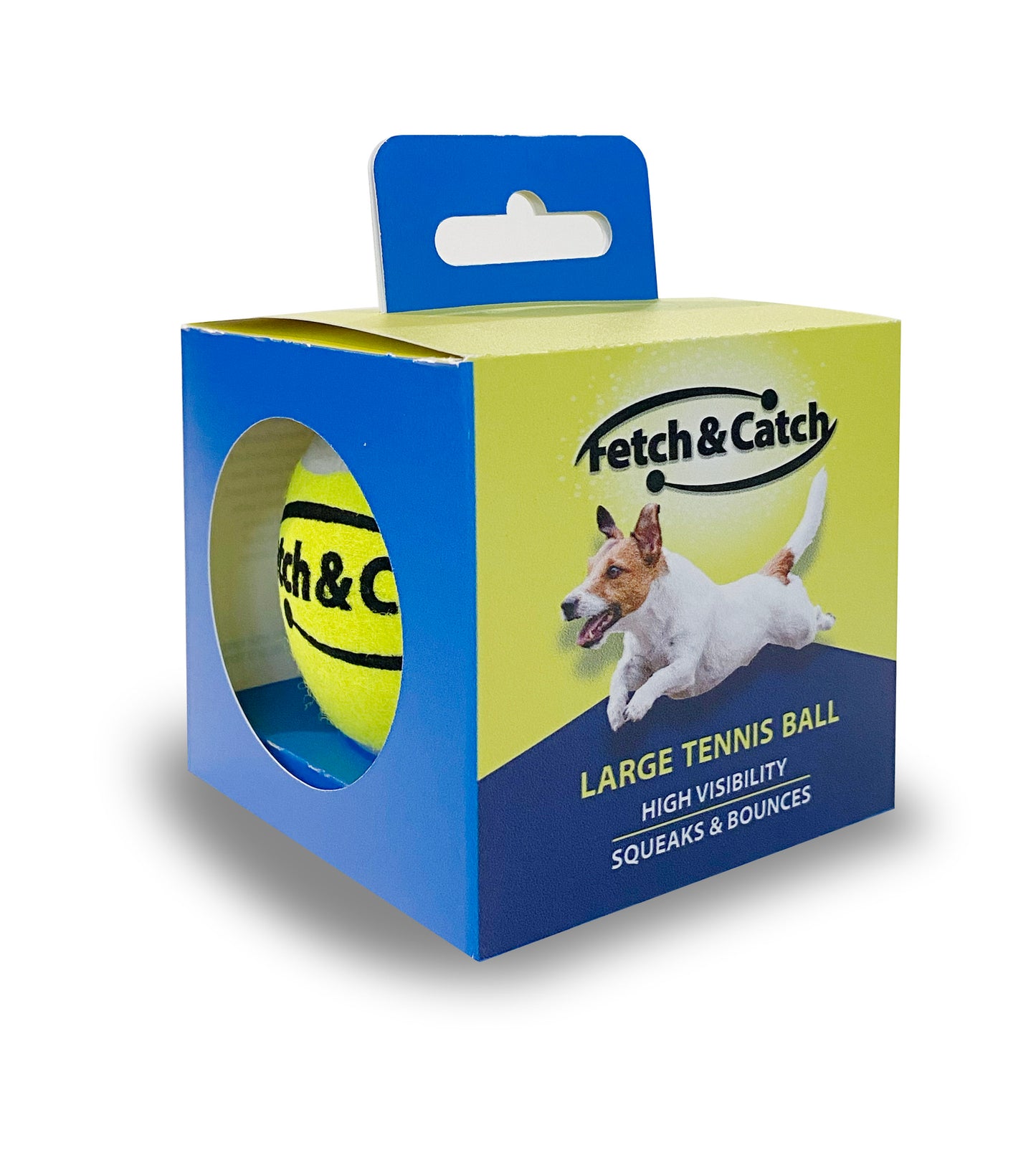 Fetch & Catch- 4" Squeaky Tennis Ball