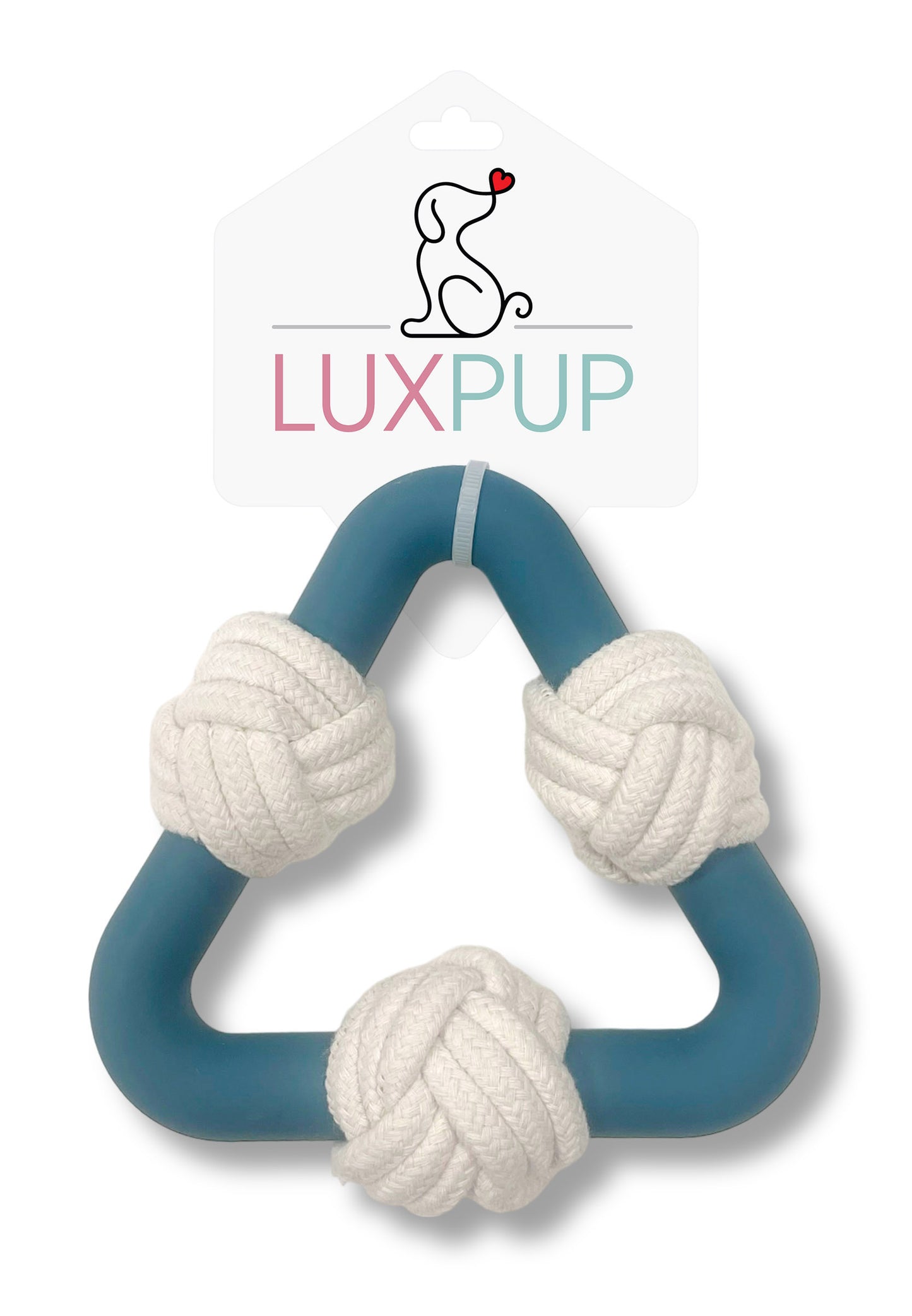 LuxPup Triangle With Rope- Blue