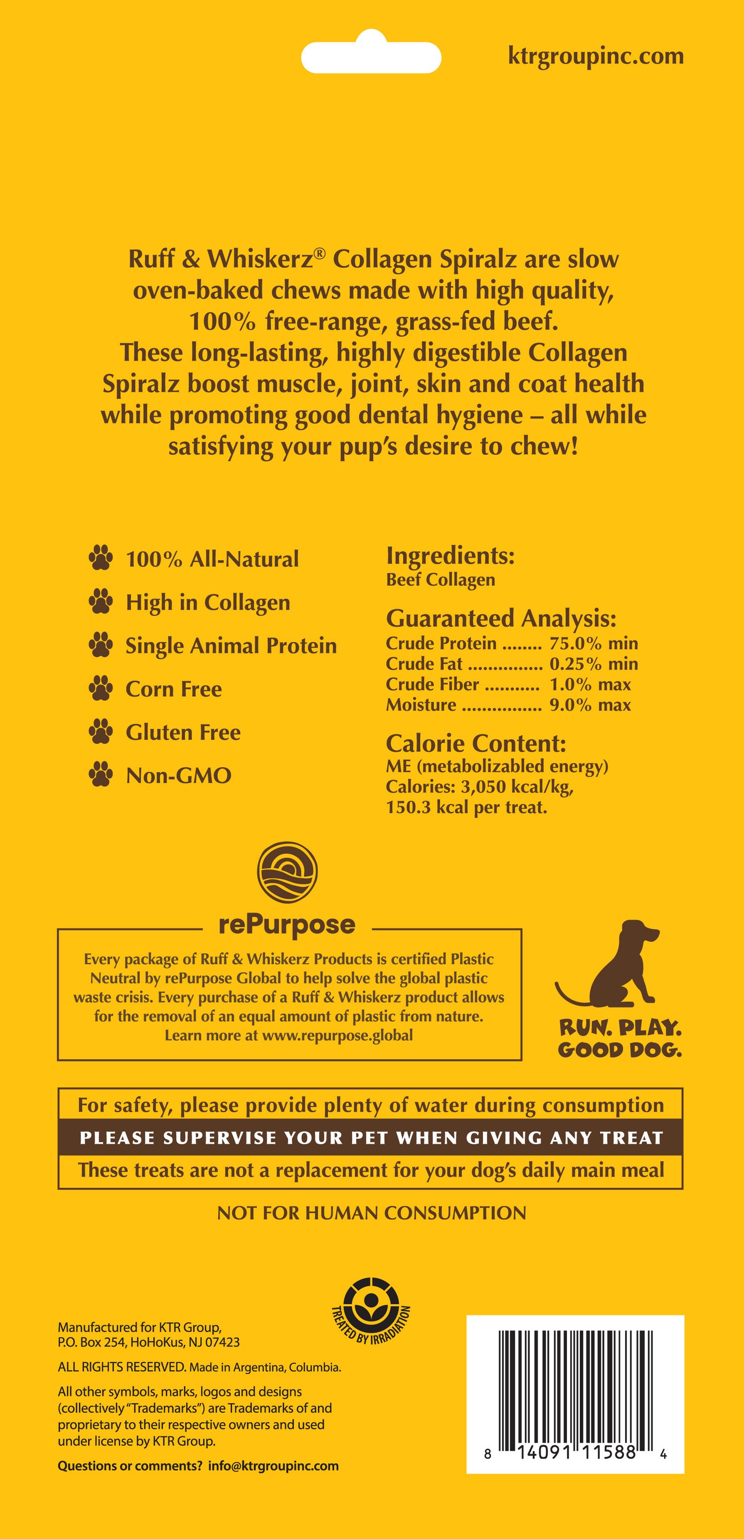 Ruff & Whiskerz Collagen- Spiralz