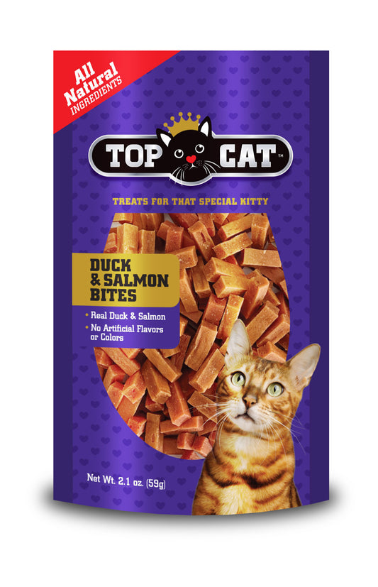 Top Cat- Duck & Salmon Bites