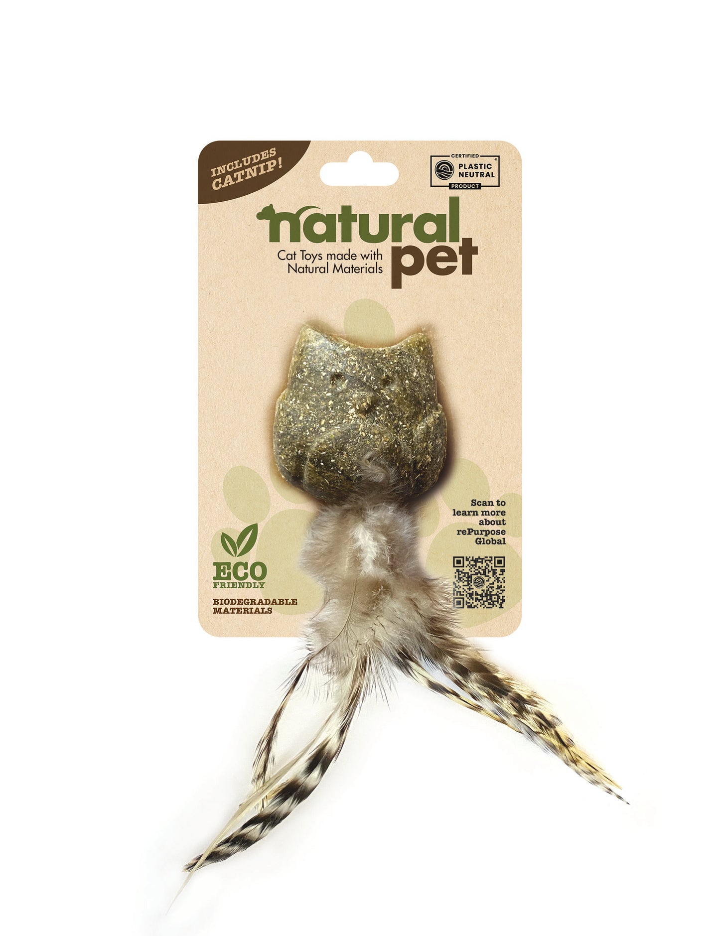 Natural Pet- Pressed Owl Catnip Toy