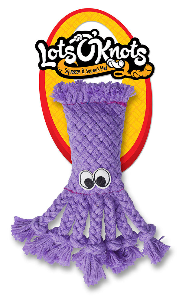 Lots O' Knots- Purple Octopus