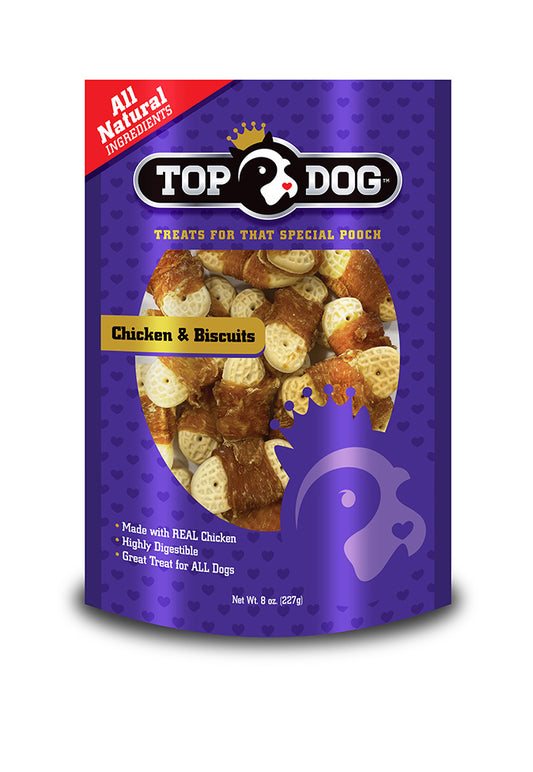 Top Dog- Chicken & Biscuits 8 OZ