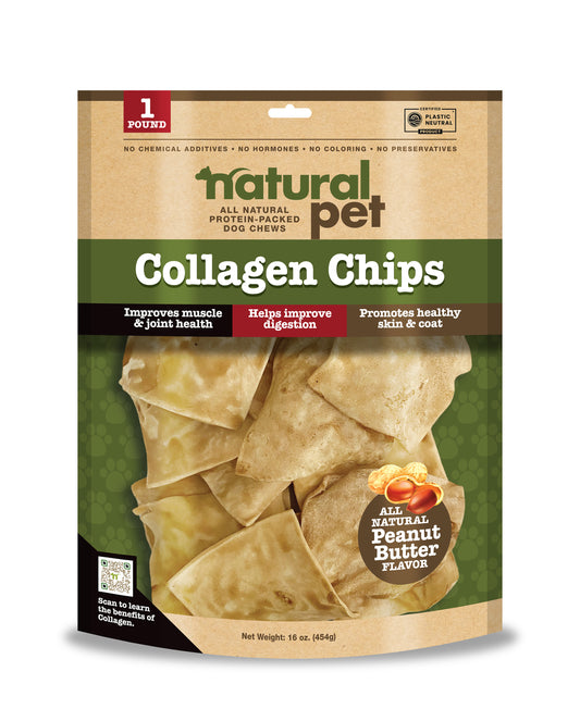 Natural Pet Collagen- Chips 1LB