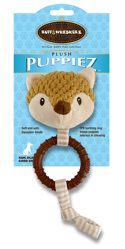 Ruff & Whiskerz Puppiez TPR Teether- Fox