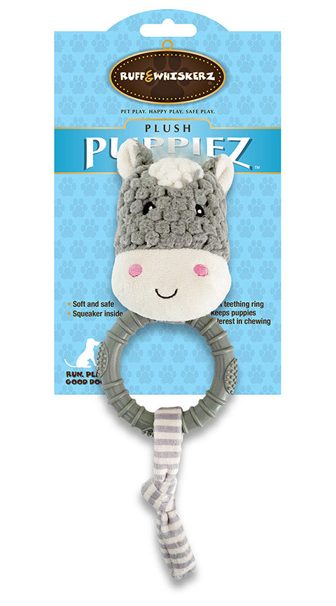 Ruff & Whiskerz Puppiez TPR Teether- Donkey