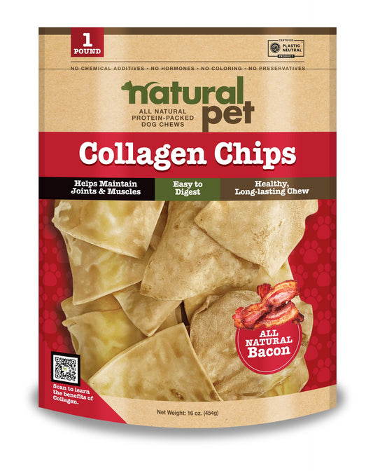 Natural Pet- Bacon Collagen Chips