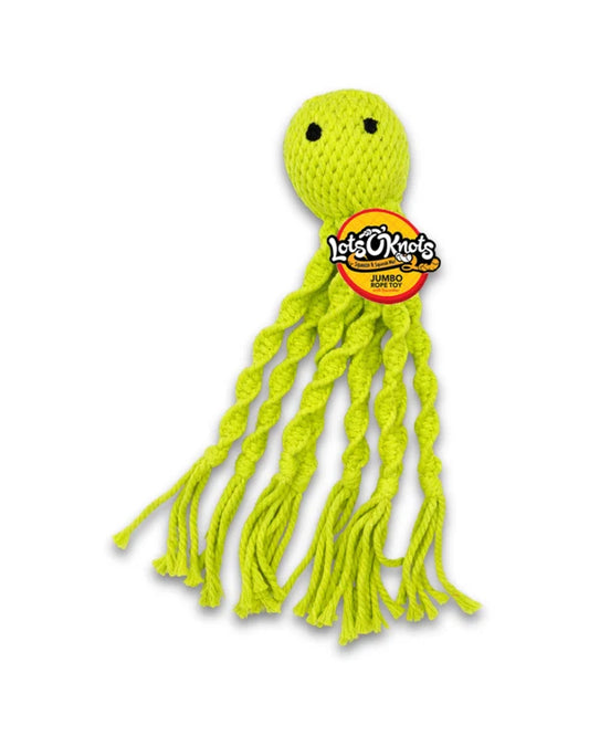 Lots O' Knots- Green Octopus