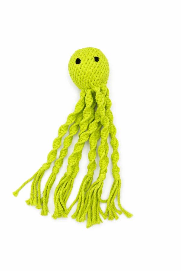 Lots O' Knots- Green Octopus