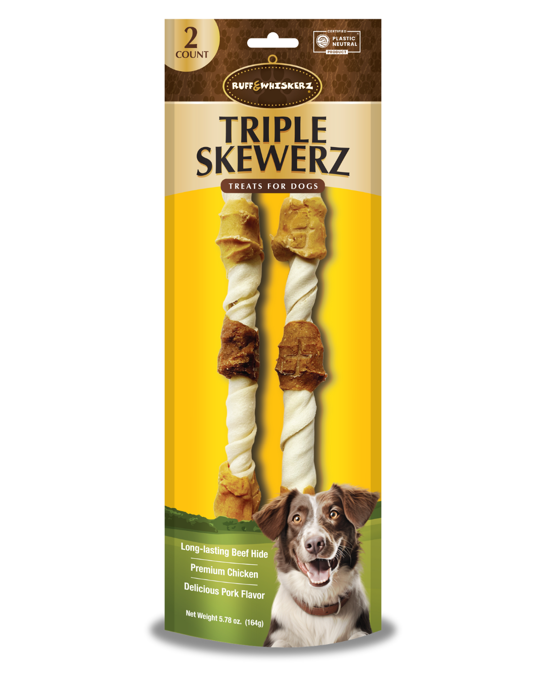 Ruff & Whiskerz Triple Kabobz- Jumbo 2 CT